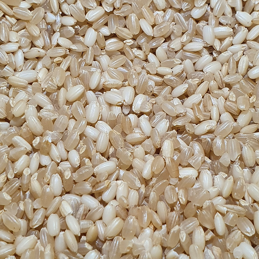 (Sandeulbaram) Organic brown rice + Brown glutinous rice mixed 1kg